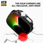ATB PC-Kontraŭfala Kvarangula Protekta Kazo por Iphone Apple Watch 8 Ultra