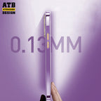 ATB 0.13 Zero-Sense Kristala Aloja Protekta Kaso por Iphone 14