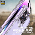ATB 1.5mm Kirasa Travidebla Kovrilo por Iphone 14 Pro Max Poŝtelefona Kovrilo