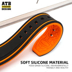 ATB Doul Kolora Spirebla Ŝanĝa Horloĝa Rimeno 20MM 22MM 49MM Horloĝaj Rimenoj por Apple Watch Ultra