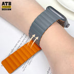 Magneta Silikona Spirebla Sporta Rimeno ATB por Apple Watch Ultra