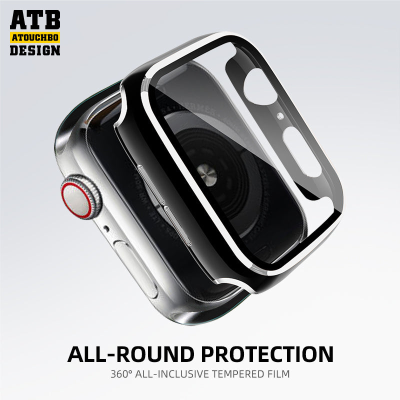 Electroplated Dual Color Smart Watch Case Cover For Apple Watch Se/ Ultra/ 8 Case