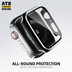 Elektroplatita Duobla Kolora Inteligenta Horloĝa Korpokovrilo por Apple Watch Se/ Ultra/ 8 Korpokovrilo