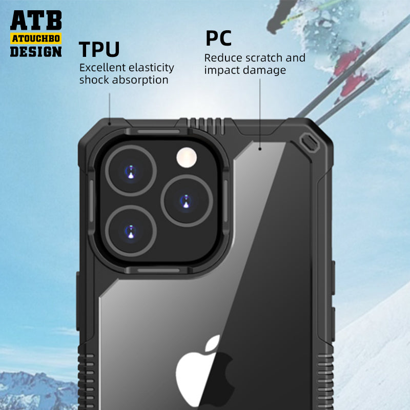 ATB Guard SeriesHigh transparent backplate phone case For iPhone 14