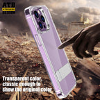 ATB TPU+PC Kontraŭŝoka Protekta Telefona Kesto Kun Teningilo por iPhone 14