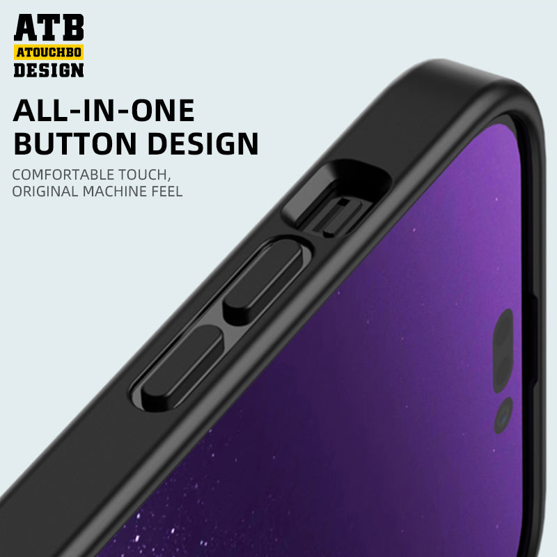 ATB Magic Shadow SeriesSemi-transparent scrub skin feel phone case For iPhone 14 (magnetic version)