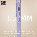 ATB 1.5mm Kirasa Travidebla Kovrilo por Iphone 14 Pro Max Poŝtelefona Kovrilo