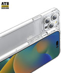 【Varma vendo】Nova interna aersaketo TPU PC Kontraŭŝoka Telefondiaĵo Pograndaj Akcesoraĵoj Travidebla Kaso