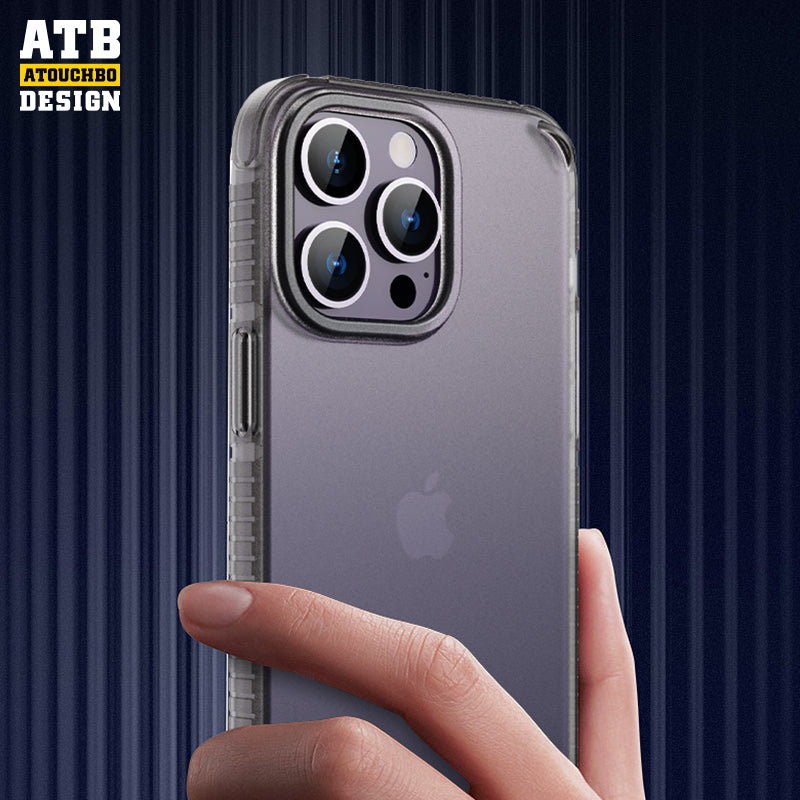 ATB matte transparent skin feel Anti-shock phone case For Iphone 14