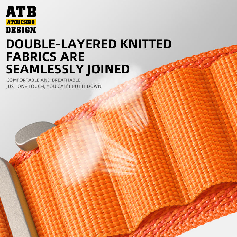 ATB Adjustment Nylon Soft Comfortable Watch Strap for Apple Watch Series 8