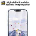 Plena Kovro HD Hardita Vitro kun Facilaj Instala Iloj Ekrankurtenilo