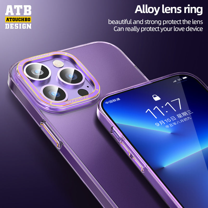 ATB Anti-Fingerprint Ag Transparent Phone Case For Iphone 14