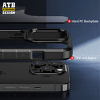 ATB Kiras-SerioAlta travidebla malantaŭplata telefonujo por iPhone 14