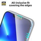 Plena Kovro HD Hardita Vitro kun Facilaj Instala Iloj Ekrankurtenilo