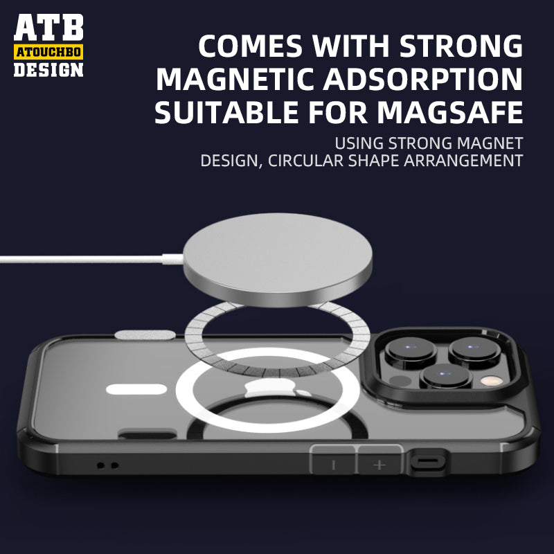 ATB Armor SeriesHigh transparent backplate phone case For iPhone 14 (magnetic version)