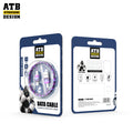 ATB Charger Data Cable 3A USB-A to USB-C Cable Type-C USB Cable for Mobile Phone and Tablet