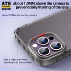 ATB mate travidebla kontraŭfrapa telefonujo por iPhone 14