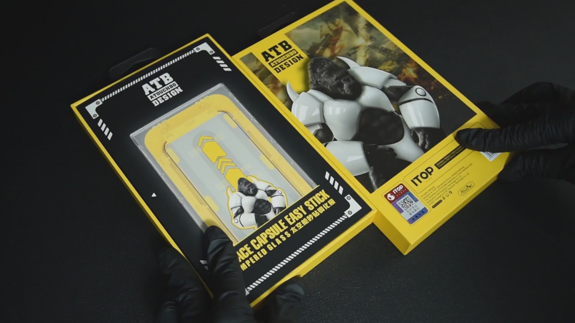 Space Capsule Easy Stick HD Tempered Glass