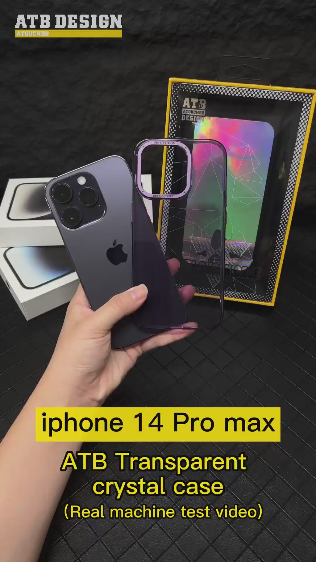 ATB 0.13 Zero-Sense Crystal Alloy Guard Case For Iphone 14