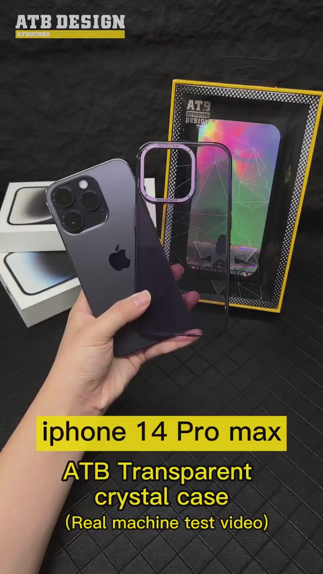 ATB 0.13 Zero-Sense Crystal Alloy Guard Case For Iphone 14